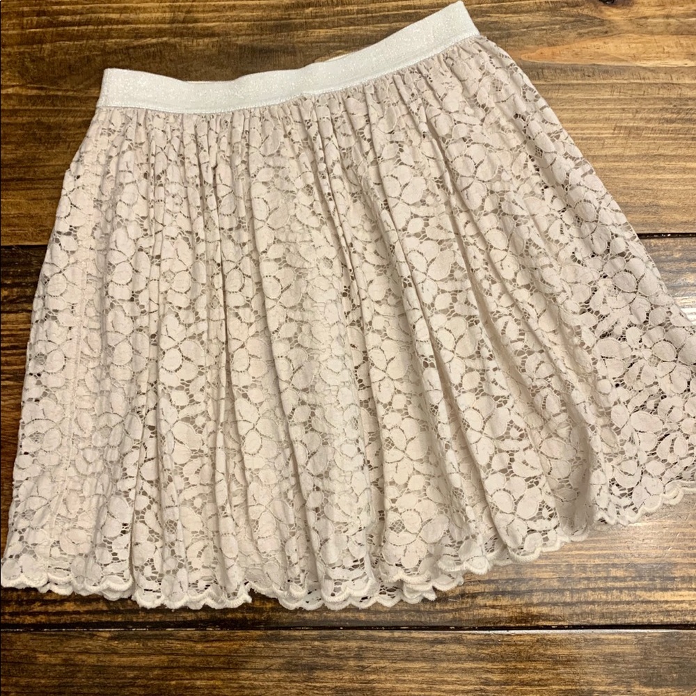 The Gap Dressy Girls Lace/Glitter Skirt (XL)